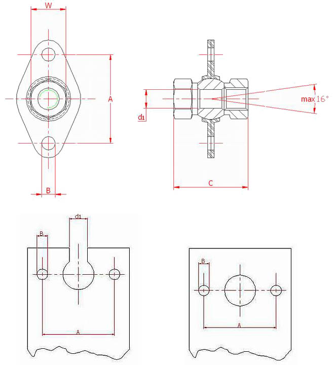 Standart Düz Mafsal